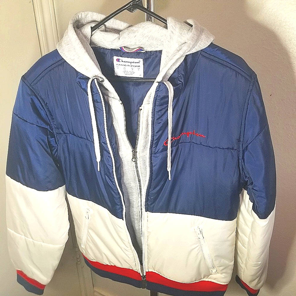 Champion Stadium Puffer Jacket Women Size Small